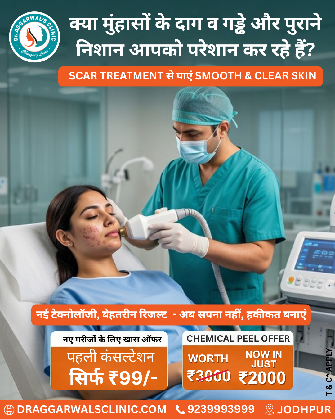 Dr aggarwals hair transplant, laser treatment, cosmetic & dental center Facebook ad