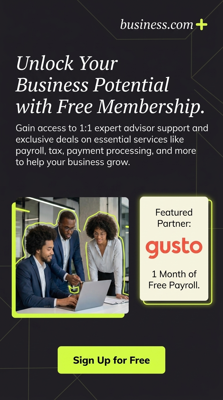 business.com Facebook ad