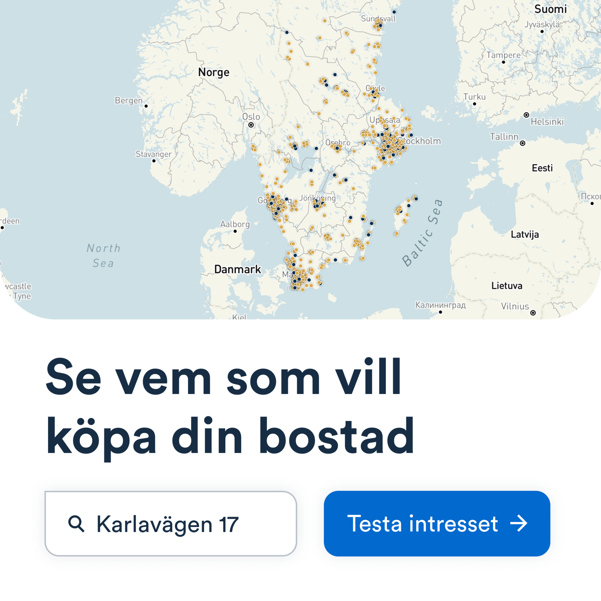 Norban Facebook ad: Se vem som vill köpa din bostad