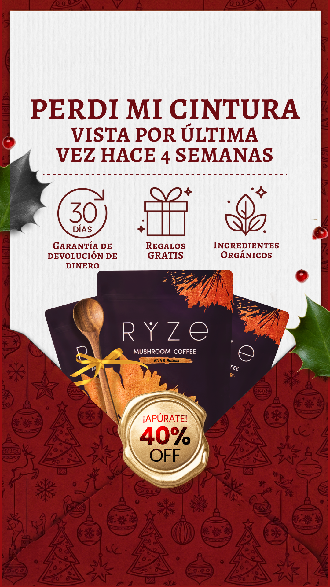 RYZE Superfoods Facebook ad