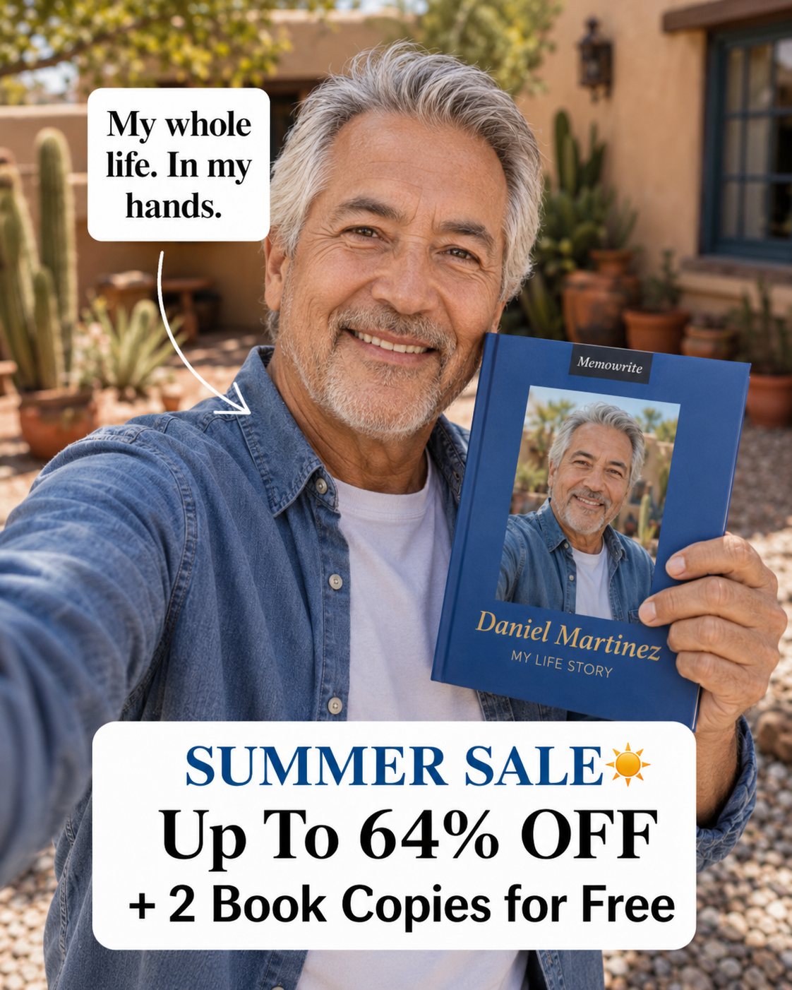 Memowrite Facebook ad