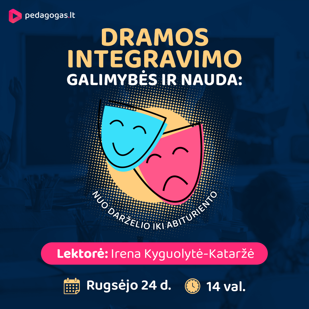 Pedagogas.lt Facebook ad: Kaip labiau įtraukti mokinius?