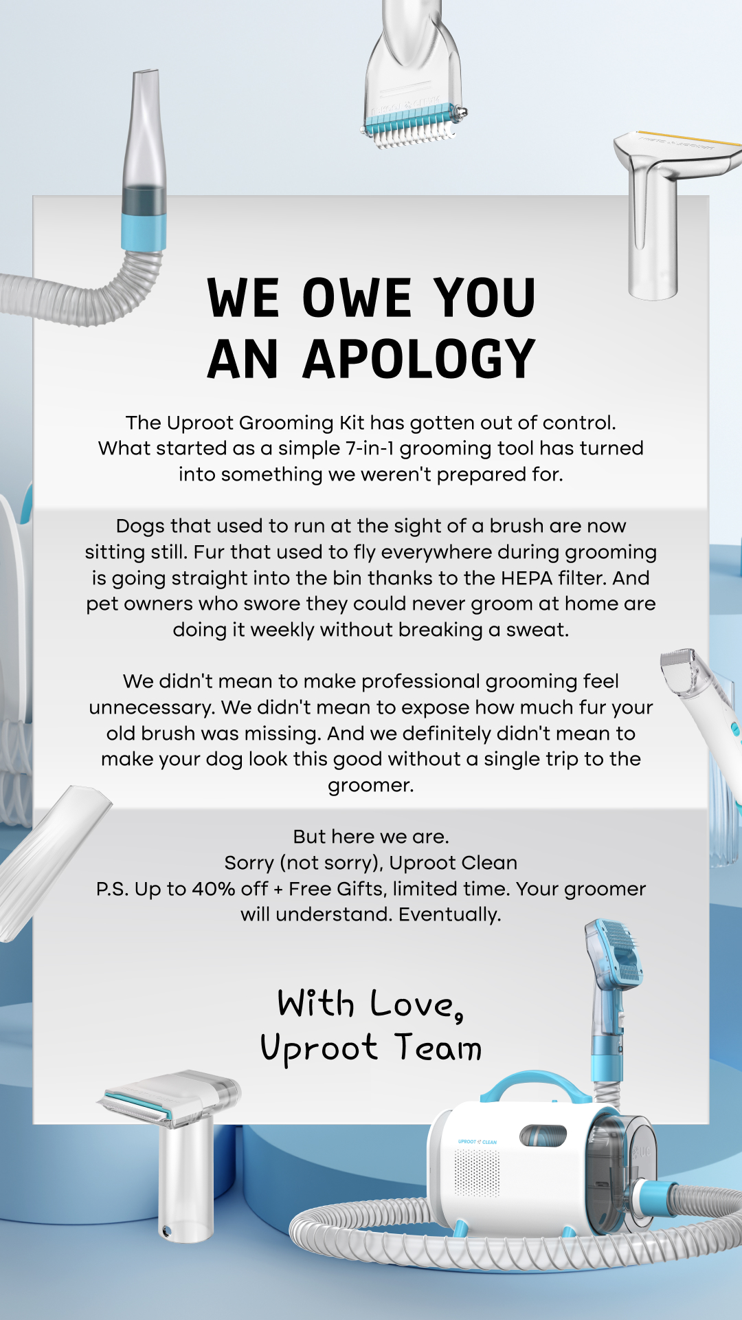 Uproot Clean Facebook ad