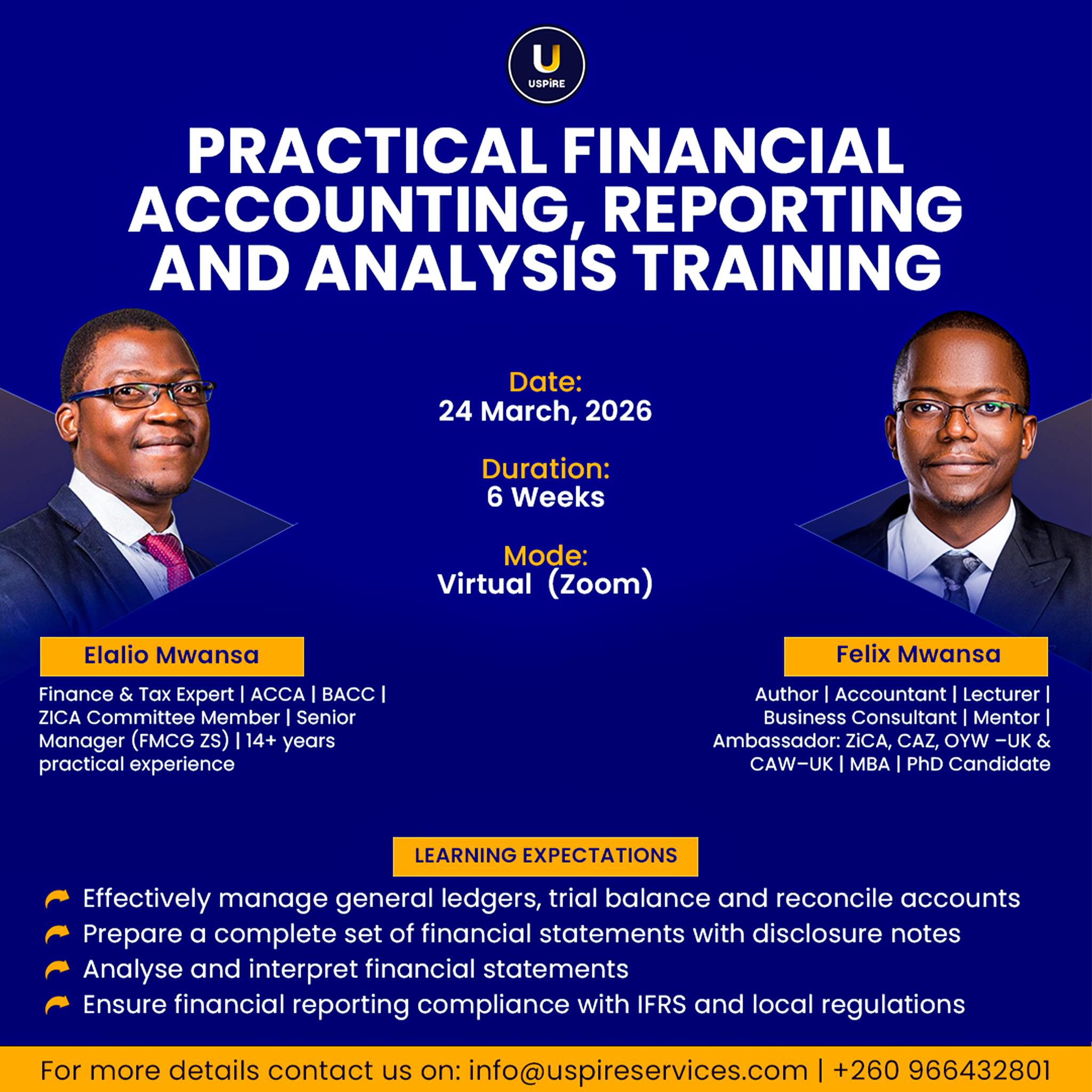 Felix Mwansa Facebook ad