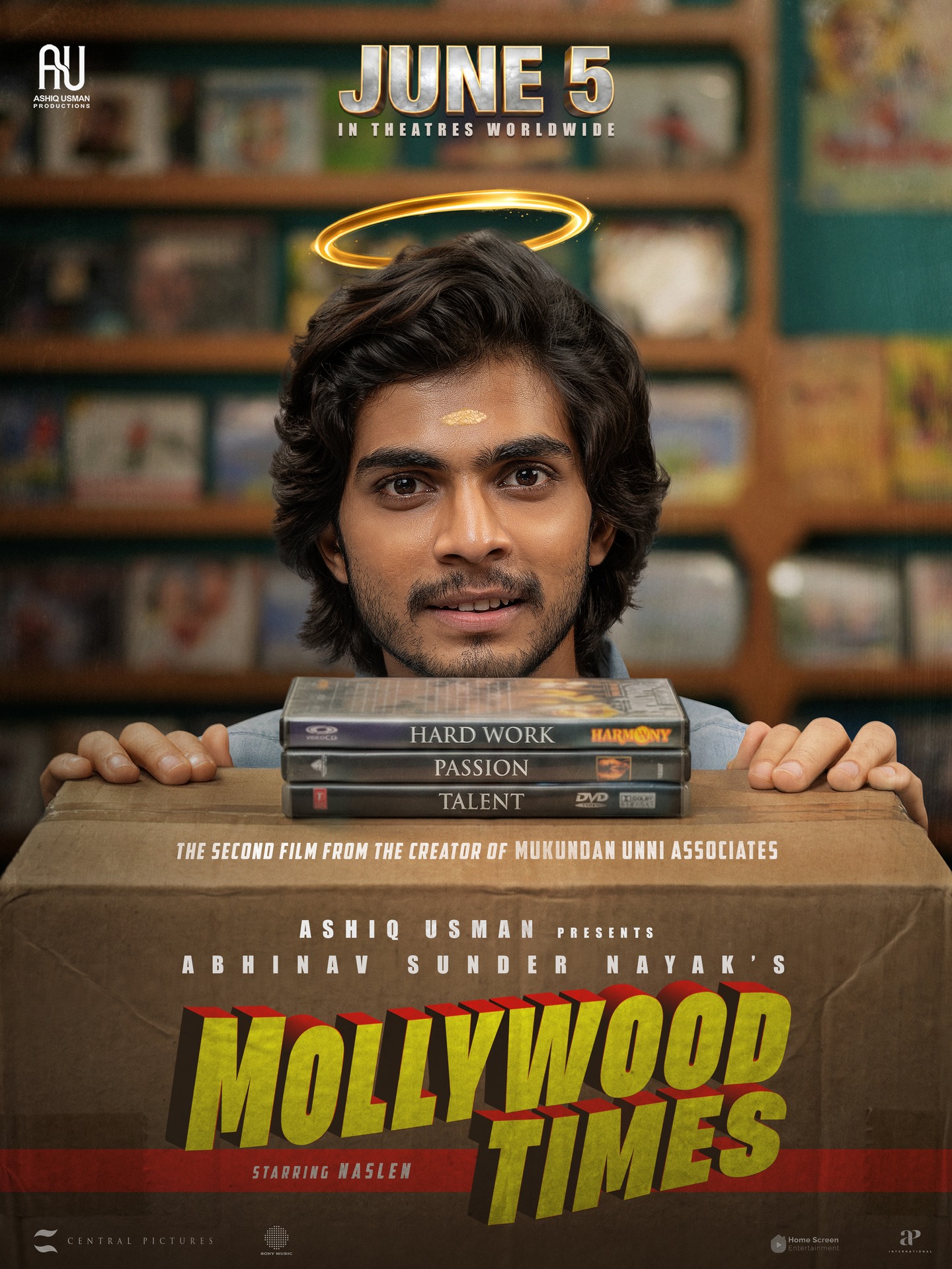 Home Screen Entertainment Facebook ad: Mollywood Times has a new release date.