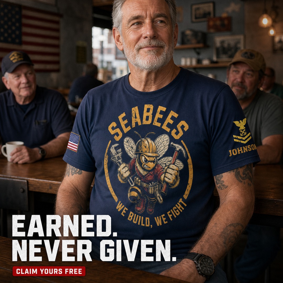 Boot Camp Memories Facebook ad: FREE Seabee Tee
