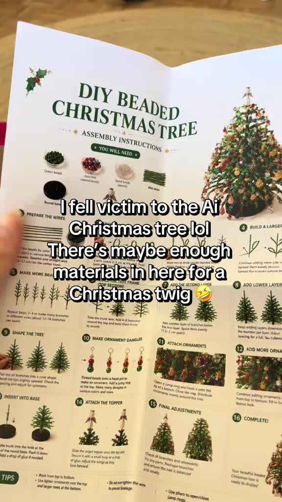 Cozyfolk Facebook ad: Create Your Own Mini Christmas Magic