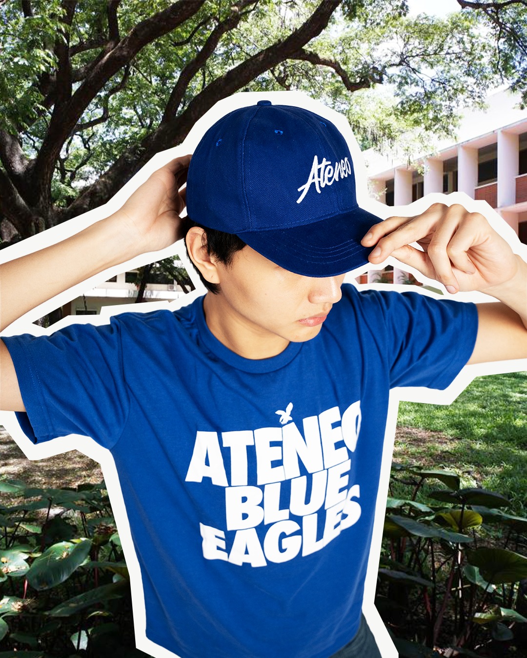 Eagle Edge Facebook ad: Something about Katipunan boys with their pogi caps…