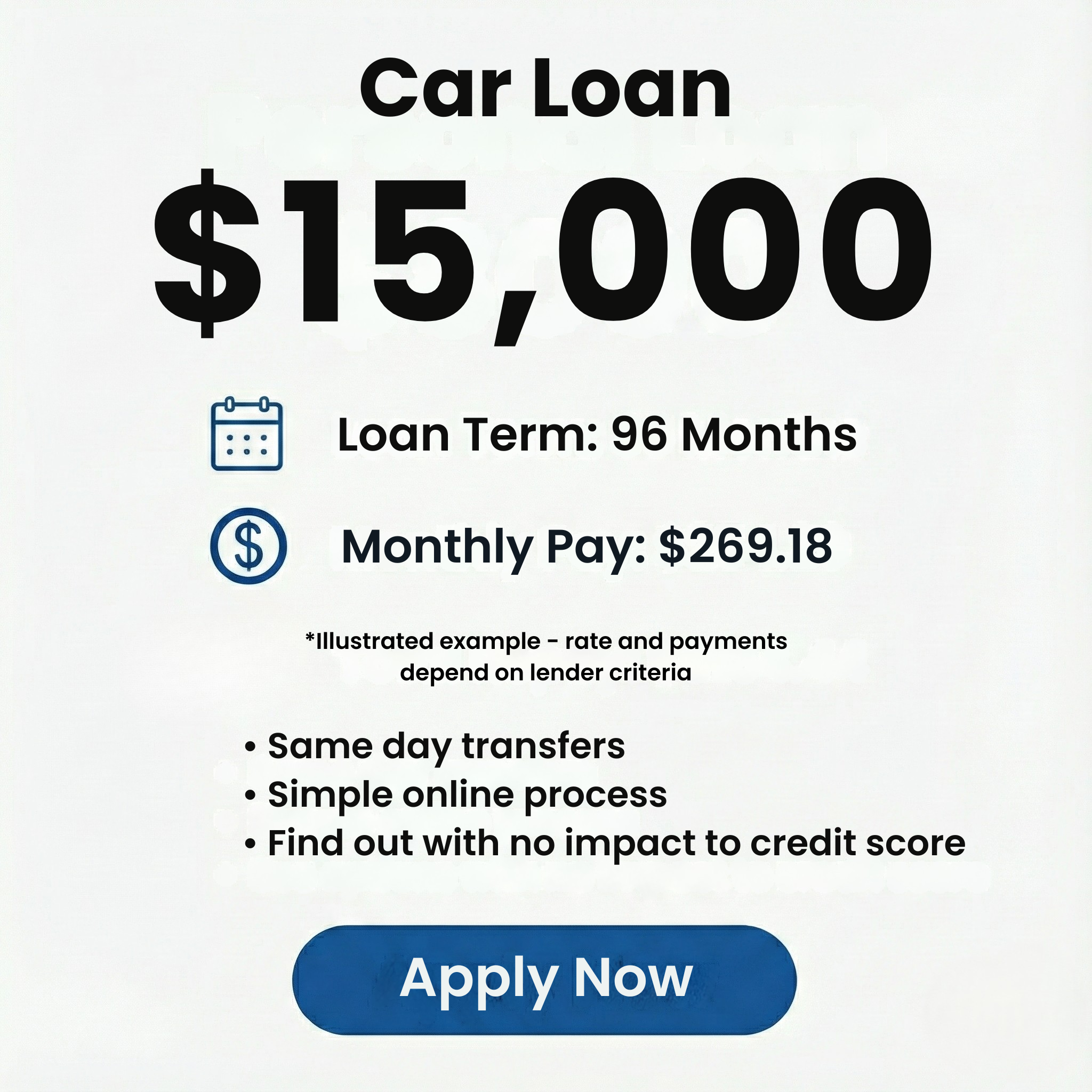 My Auto Approval Facebook ad: See Car Loan Options With No Credit Score Risk