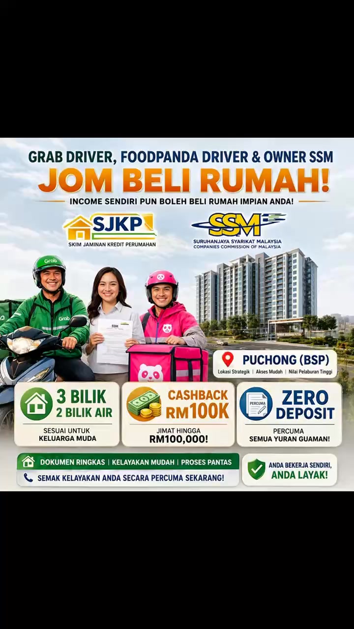 RumahHub Real Estate Facebook ad: SSM Owner susah lulus loan rumah? Jangan risau, tak perlu…