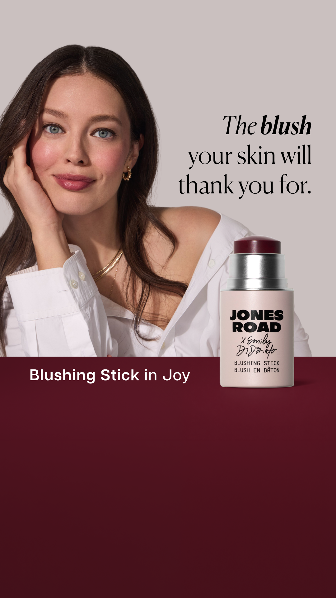 Jones Road Beauty Facebook ad