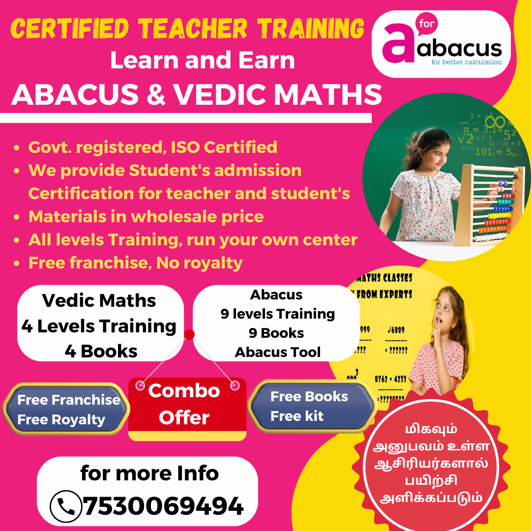 A for Abacus Facebook ad: Free Franchise, No Royalty