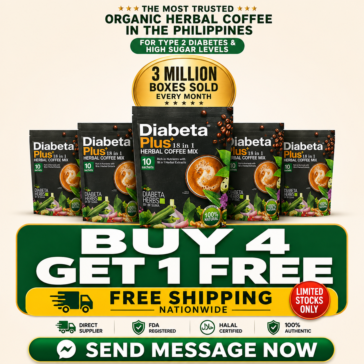 Diabeta Plus Main Page Facebook ad