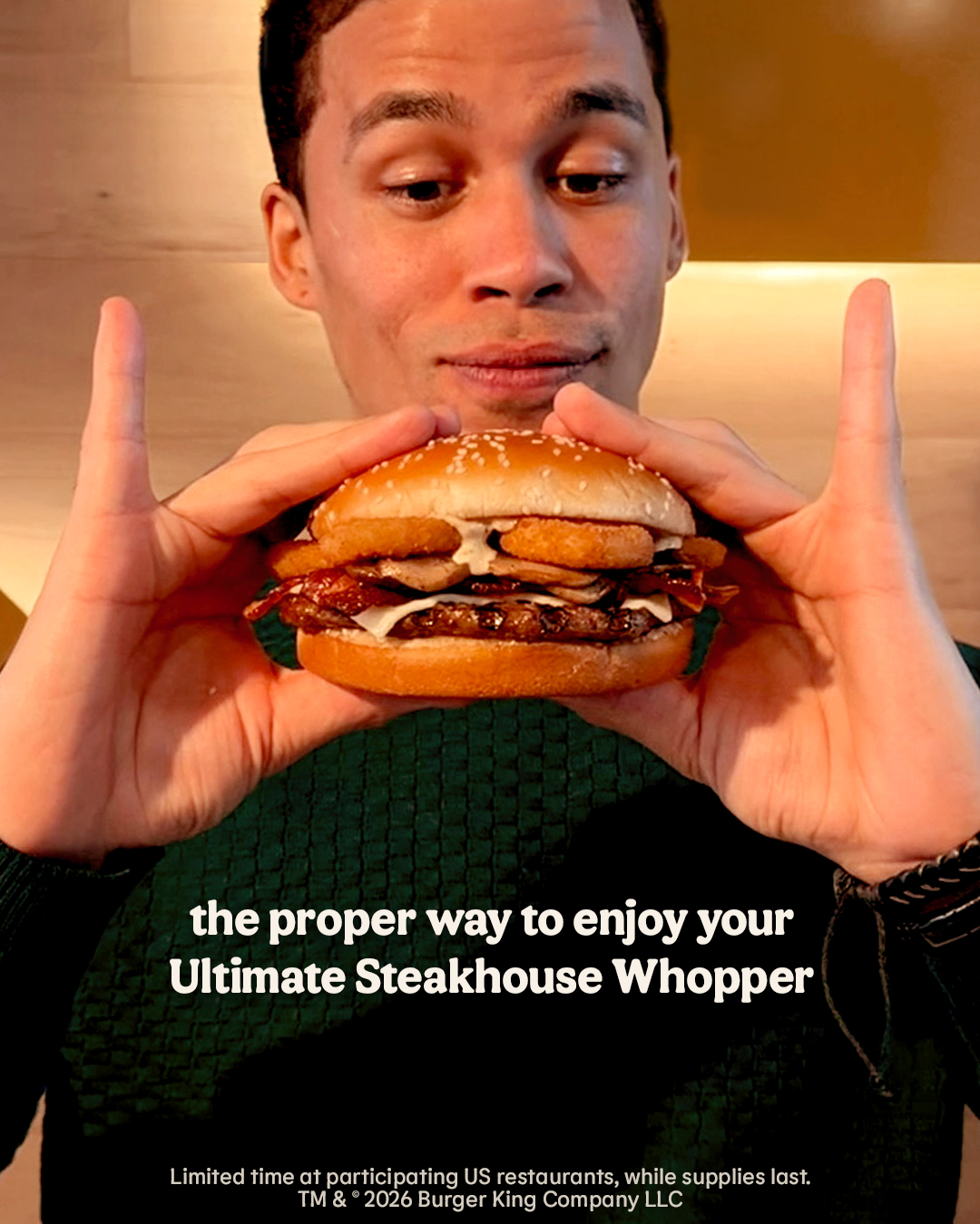 Burger King Facebook ad