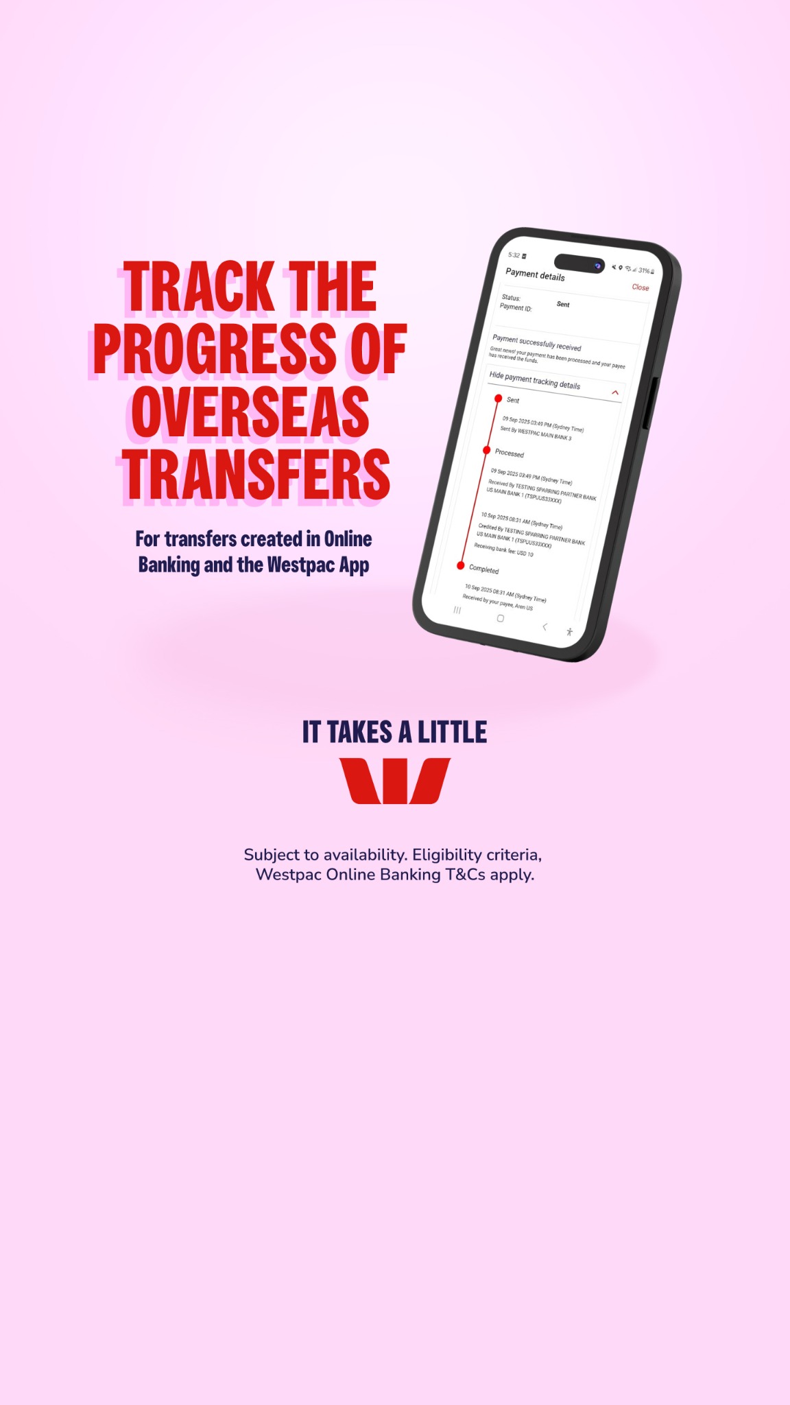 Westpac Facebook ad