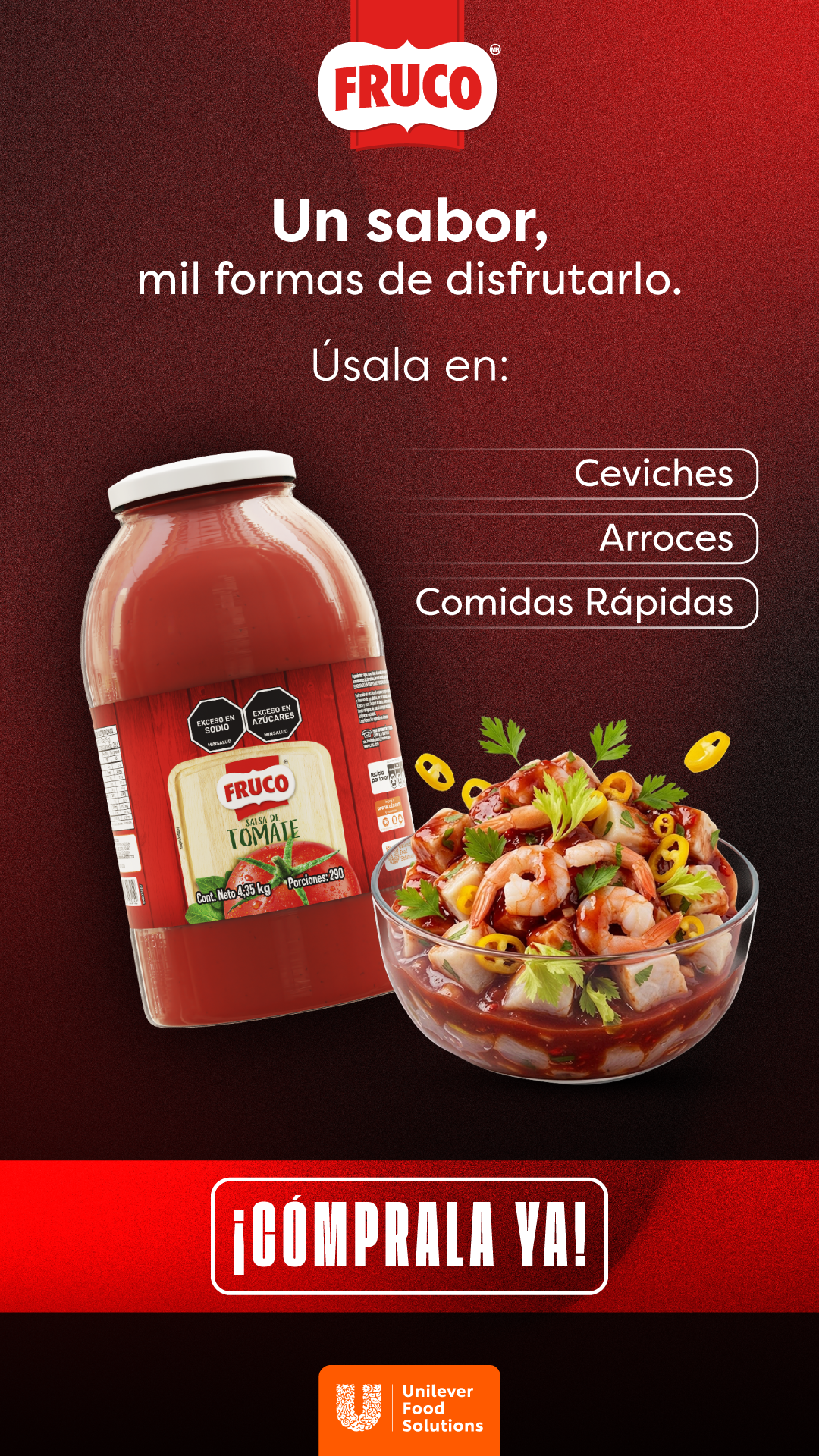 Unilever Food Solutions Colombia Facebook ad
