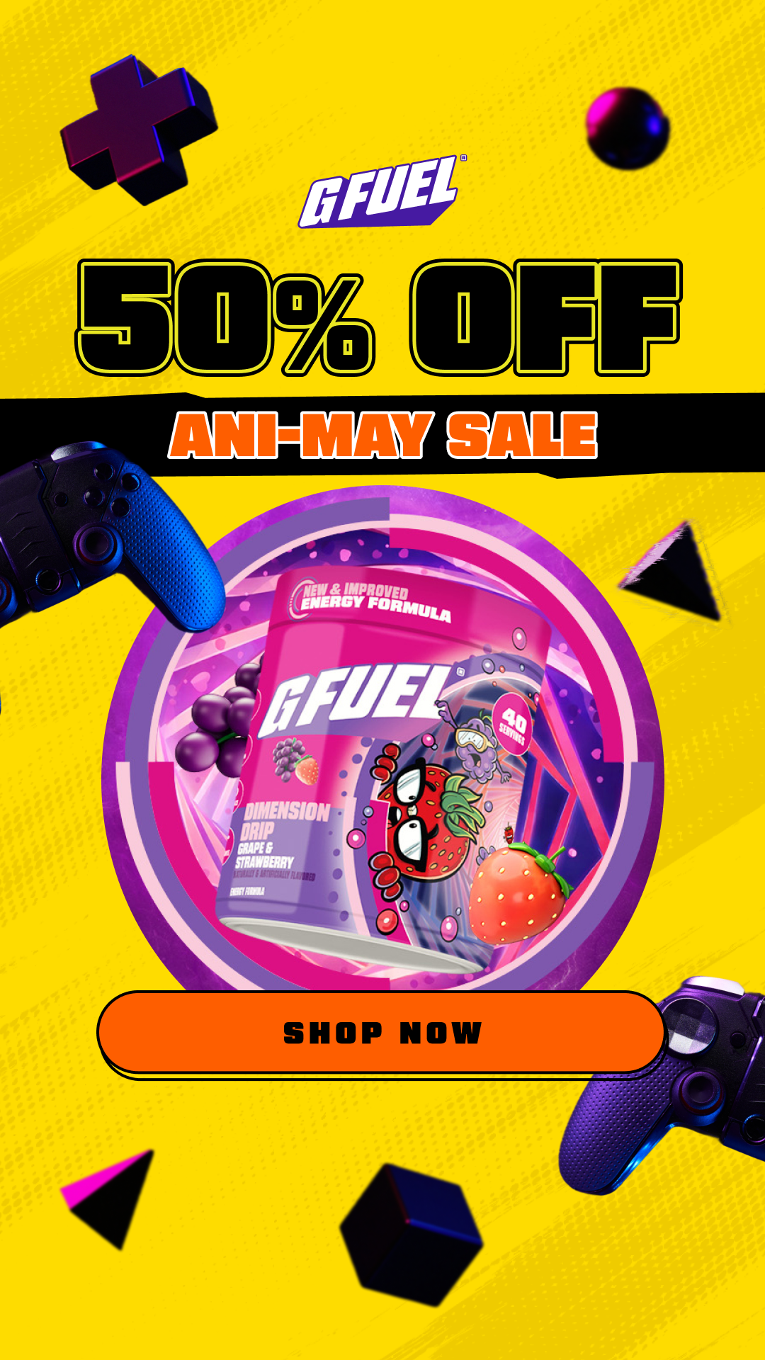 G FUEL Facebook ad
