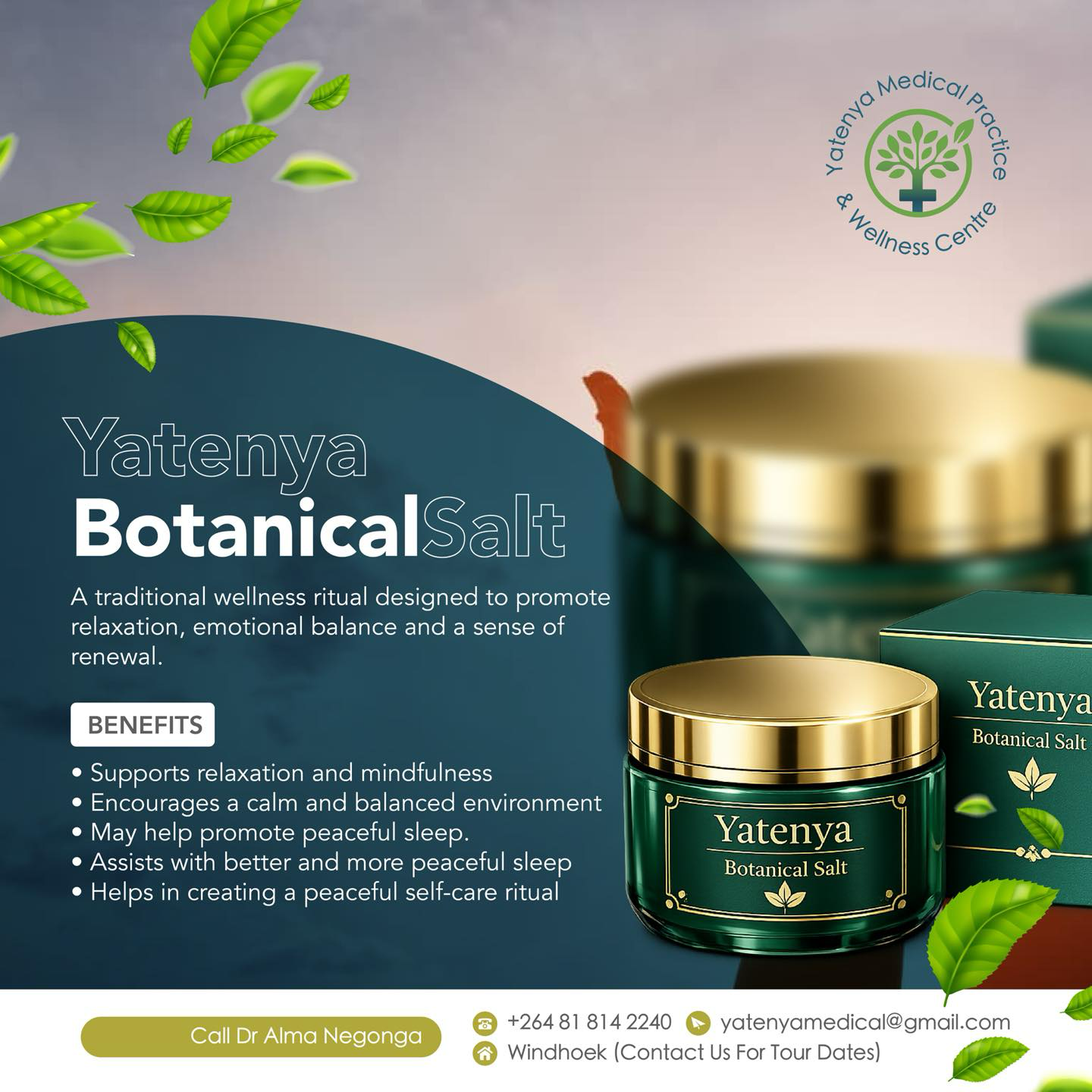 YaTenya Medical Practice & Wellness Center Facebook ad: Botanical Salt