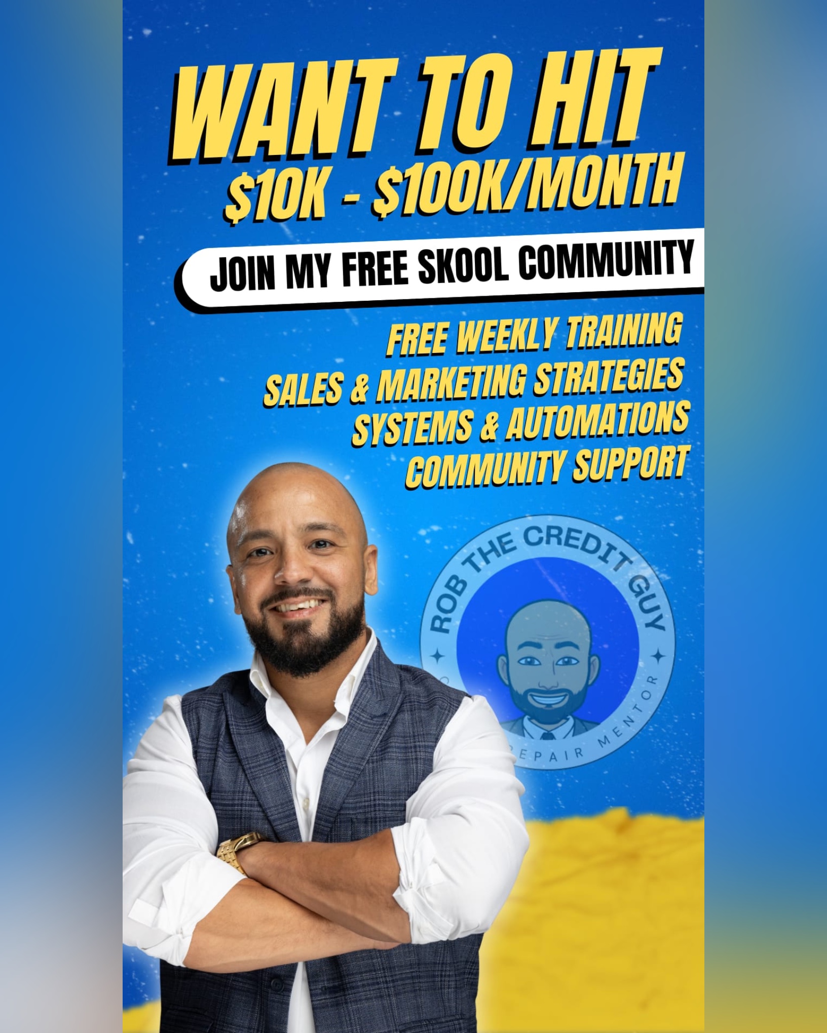 Credit Sales Mastery Facebook ad: Join Free Now