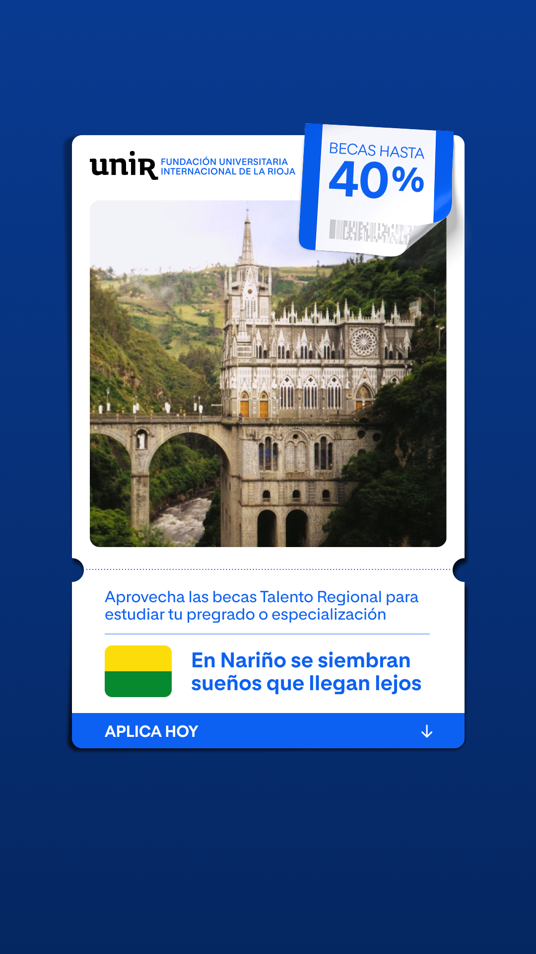 Fundación Universitaria Internacional de La Rioja - UNIR Facebook ad from May 28, 2026