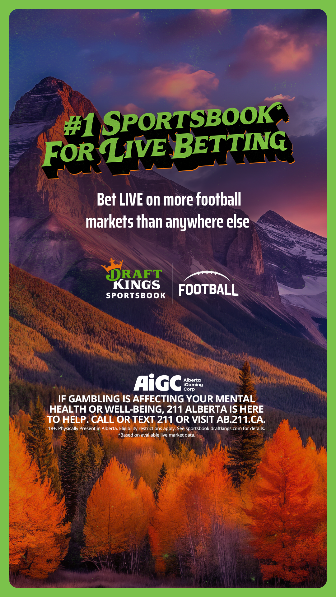 DraftKings Sports Facebook ad