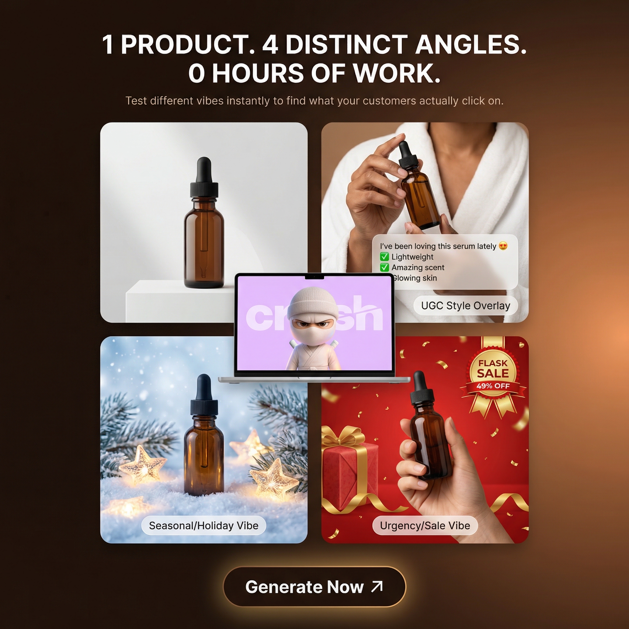trycrush.ai Facebook ad
