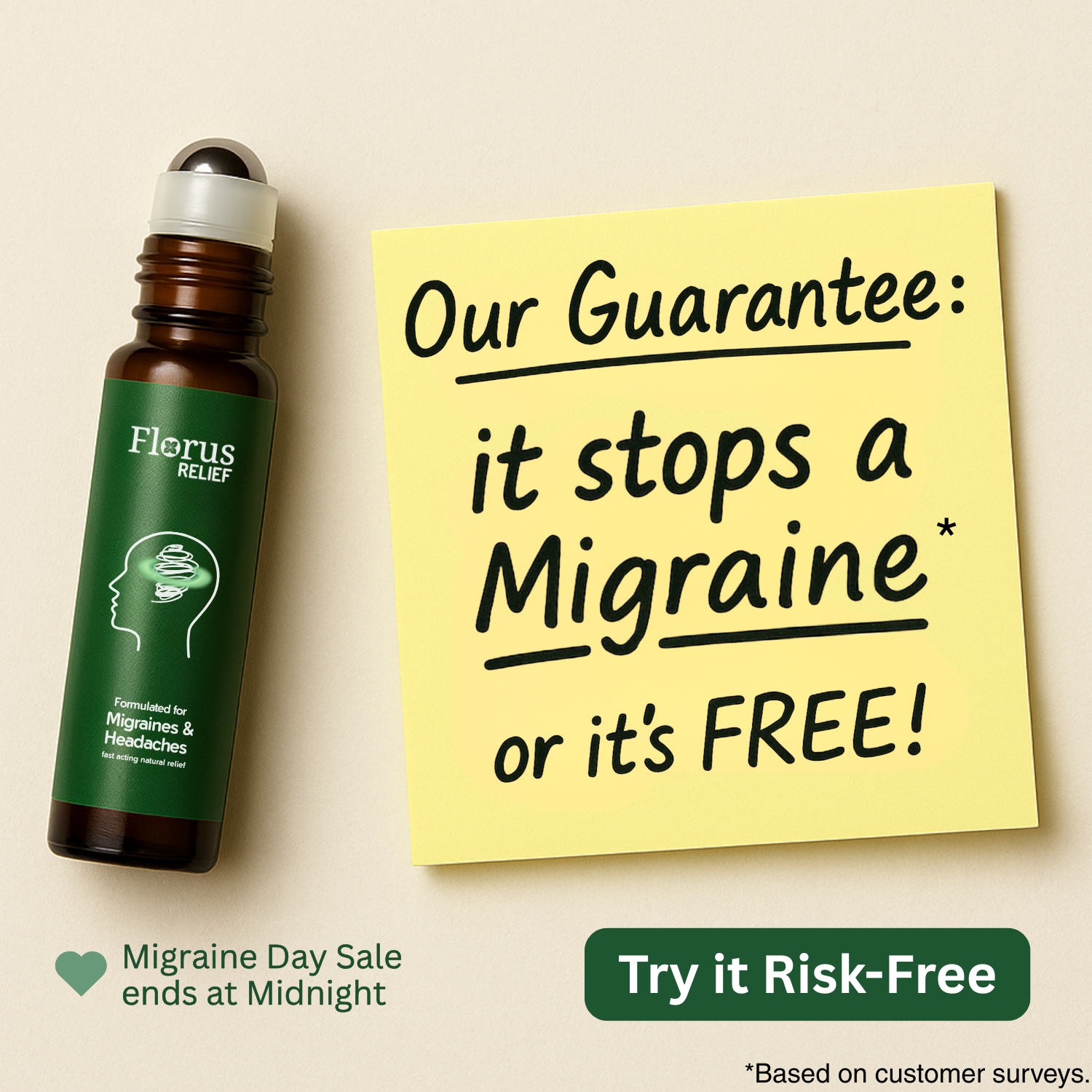 Florus Relief Facebook ad