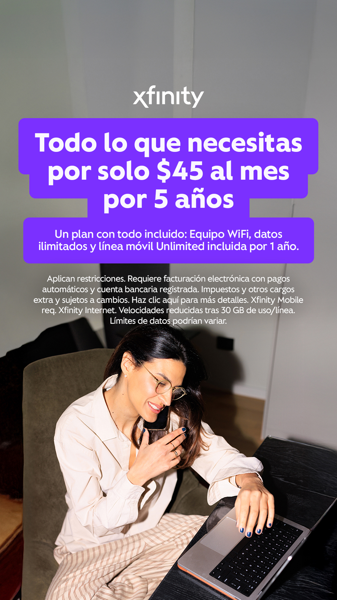 Xfinity Facebook ad