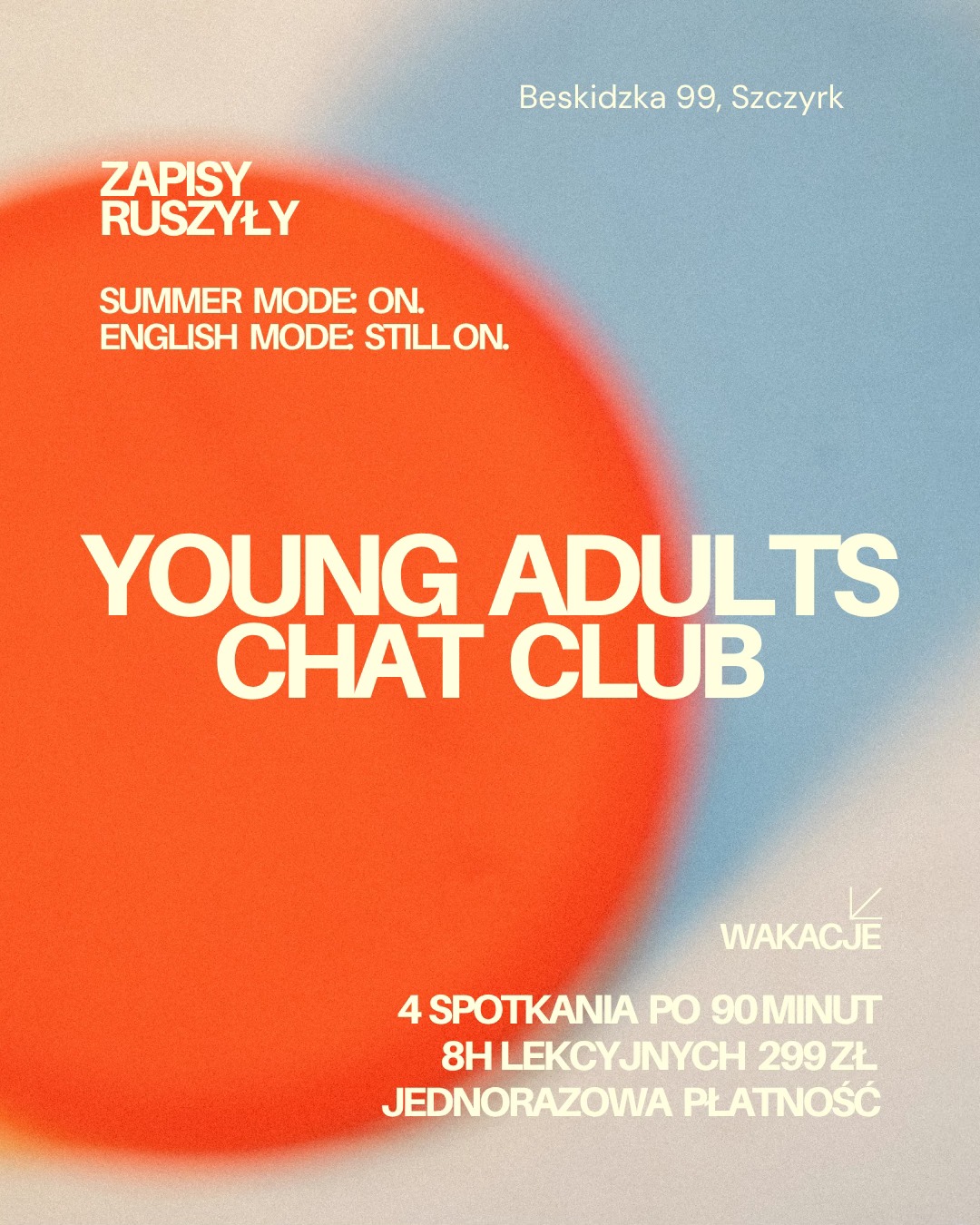 Nibbana Facebook ad: Zapisy YA CC edycja SUMMER