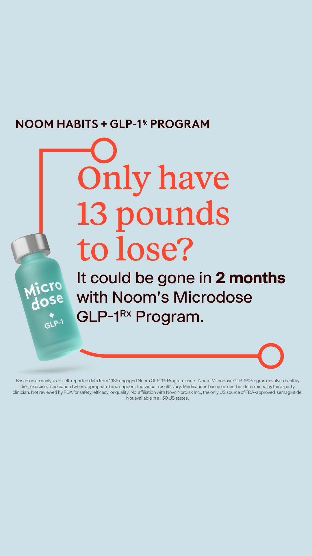 Noom Facebook ad: Weight loss reimagined