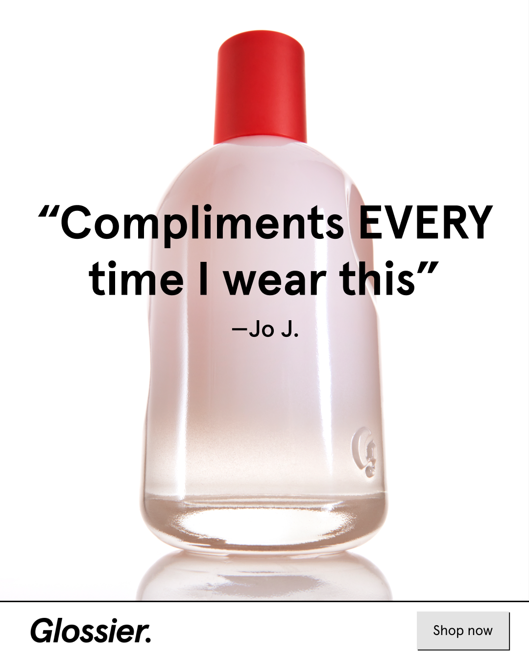 Glossier Facebook ad
