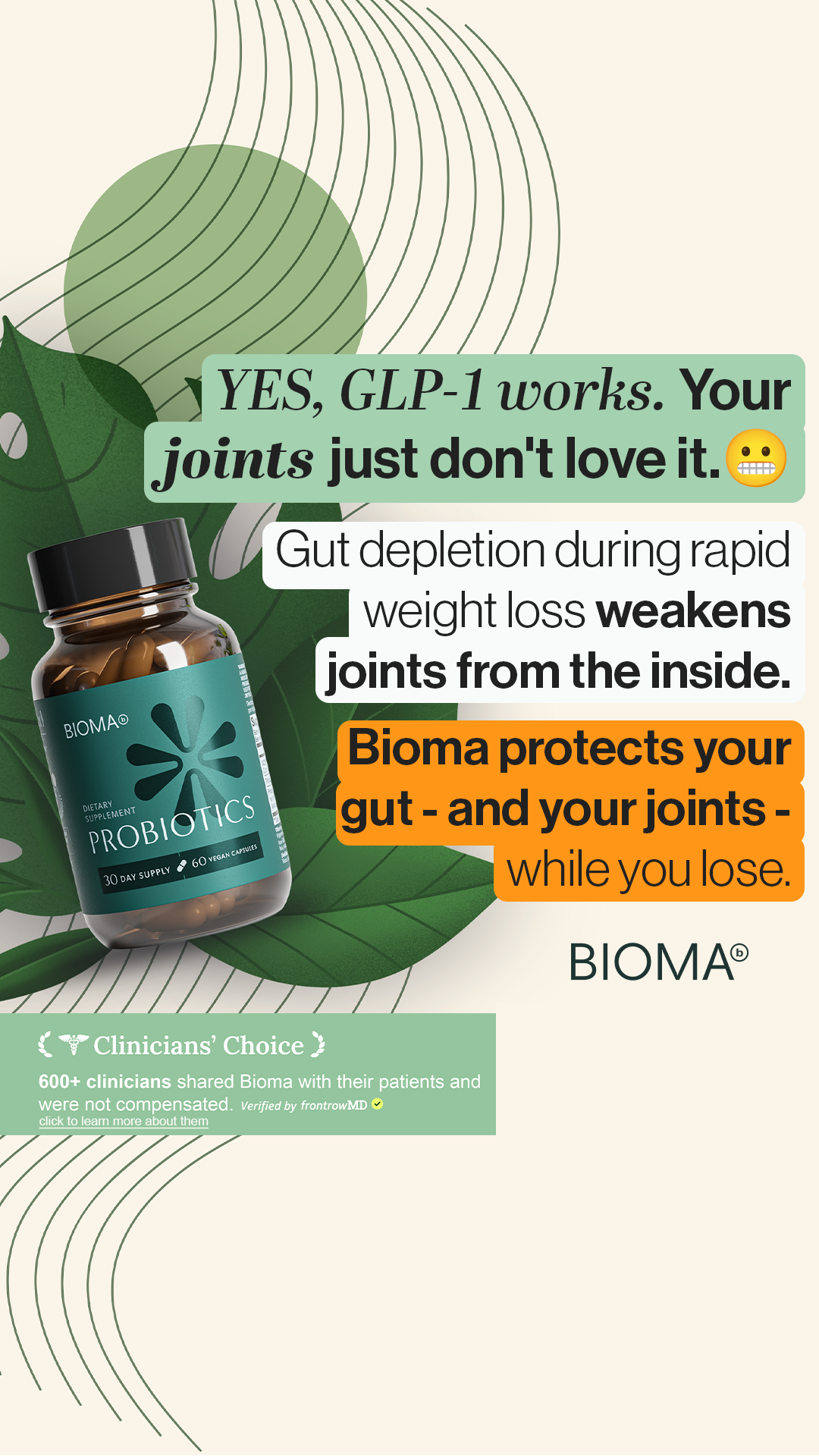 Bioma.Health Facebook ad