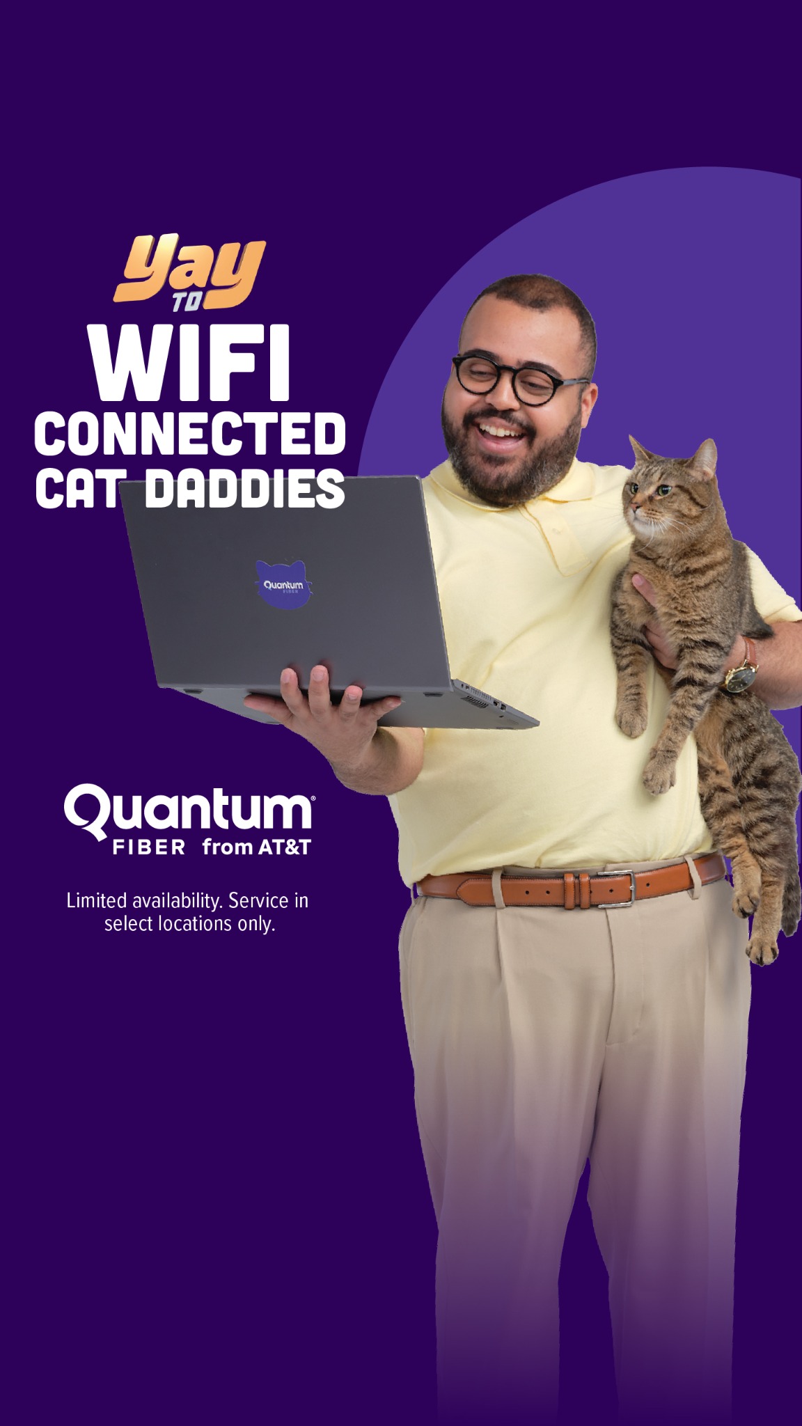 Quantum Fiber Facebook ad from Aug 6, 2026