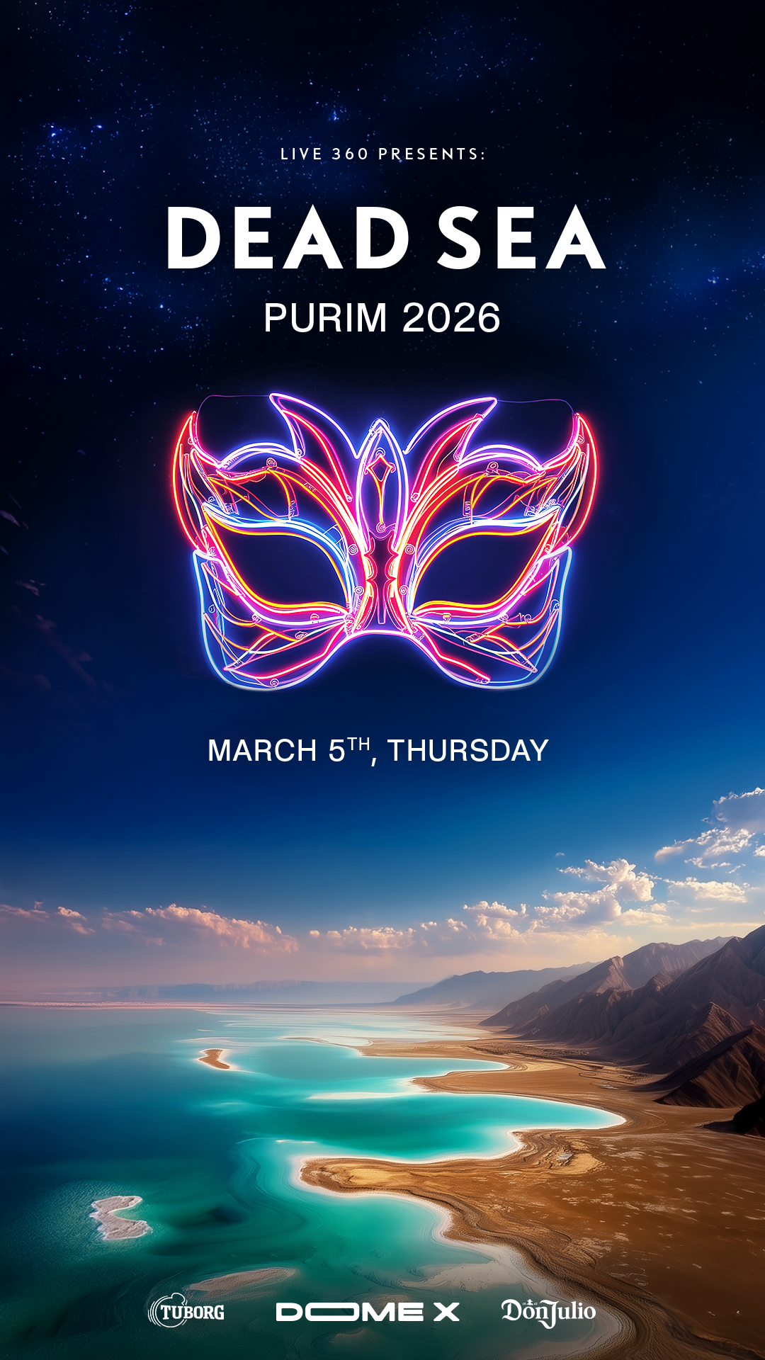 MASKS PURIM Facebook ad from Dec 28, 2025