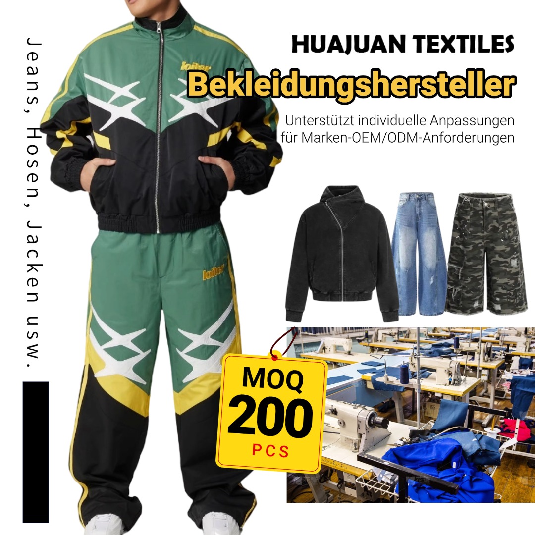 Weihai Huajuan Textiles Co., Ltd. Facebook ad: Suche einen zuverlässigen Lieferanten für Jeans, Hosen und…