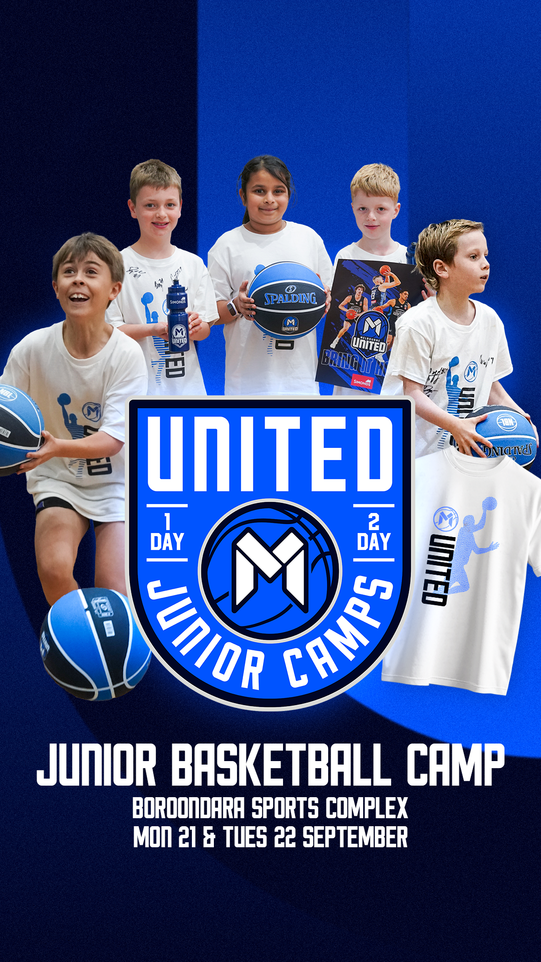 Melbourne United Basketball Club Facebook ad