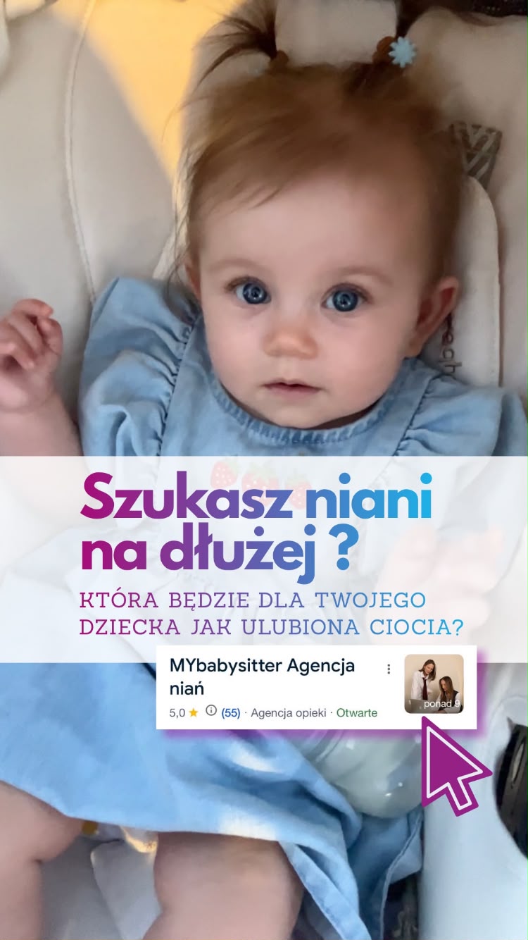 MYbabysitter Facebook ad: Znajdziemy nianię, która będzie jak członek rodziny.