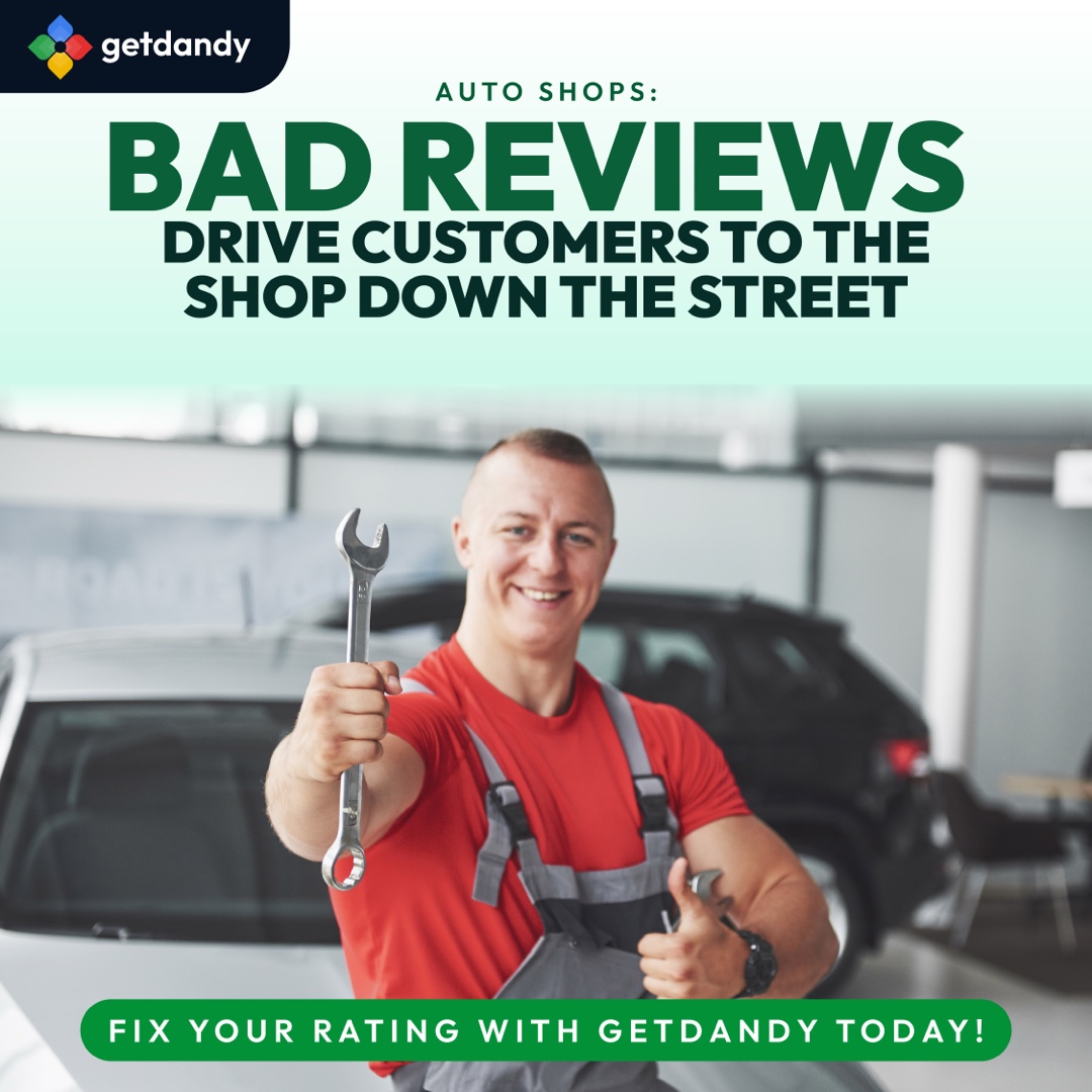GetDandy Facebook ad: Don't lose the job to the shop next door