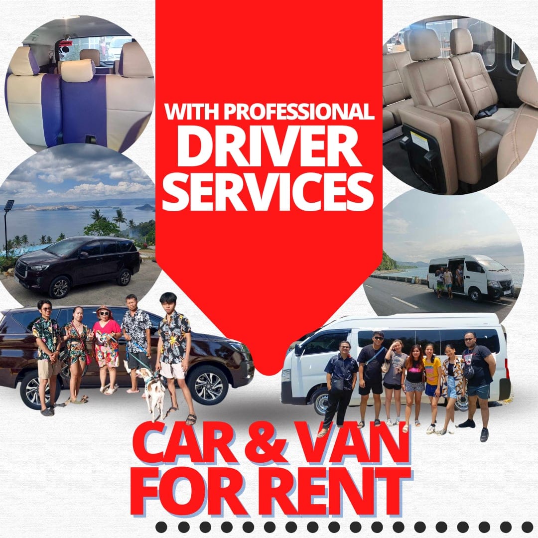 REDDIE's Transport Service Facebook ad: Car and Van Rental services with professional drivers…