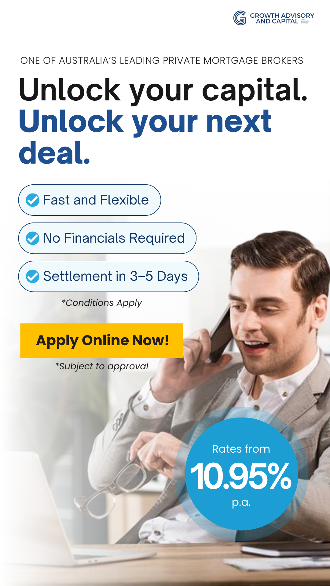 Growth Advisory & Capital Facebook ad