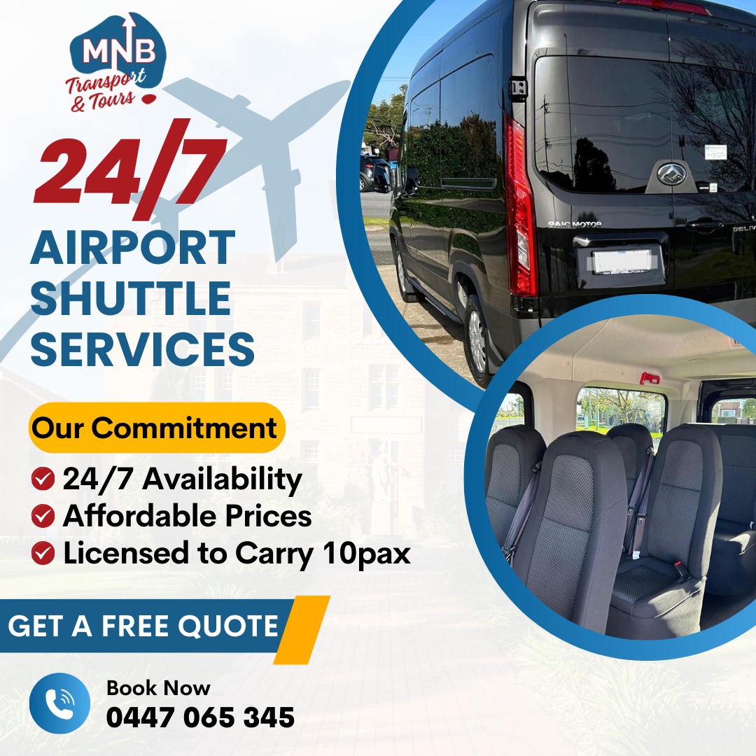 MNB Transport & Tours Facebook ad: Book A Trip