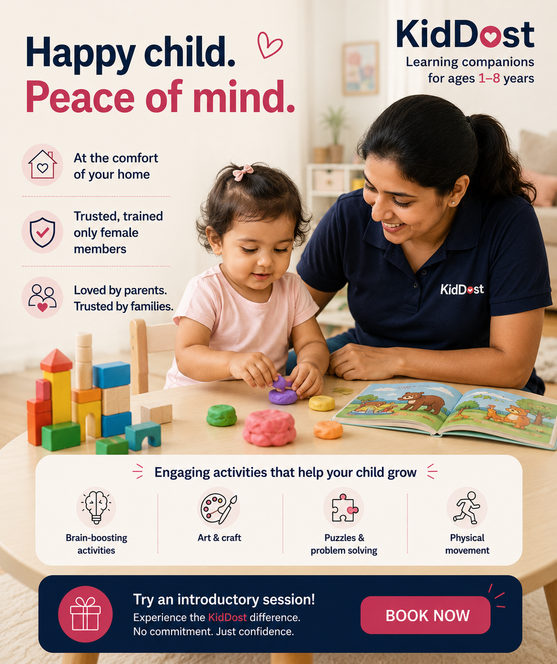 KidDost Tech Pvt Ltd Facebook ad: Chat with us