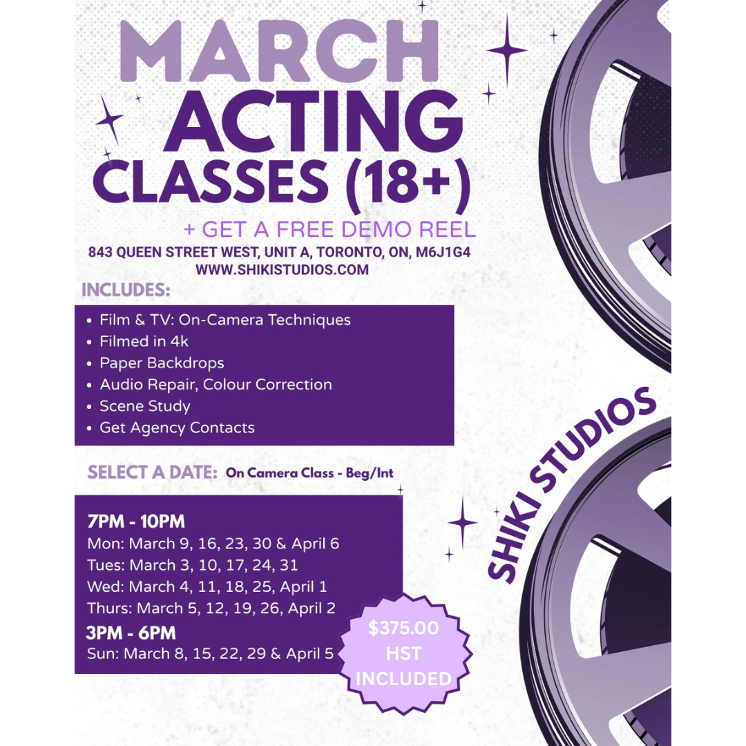 Shiki Studios Acting School Facebook ad: Have you always wanted to be on TV?