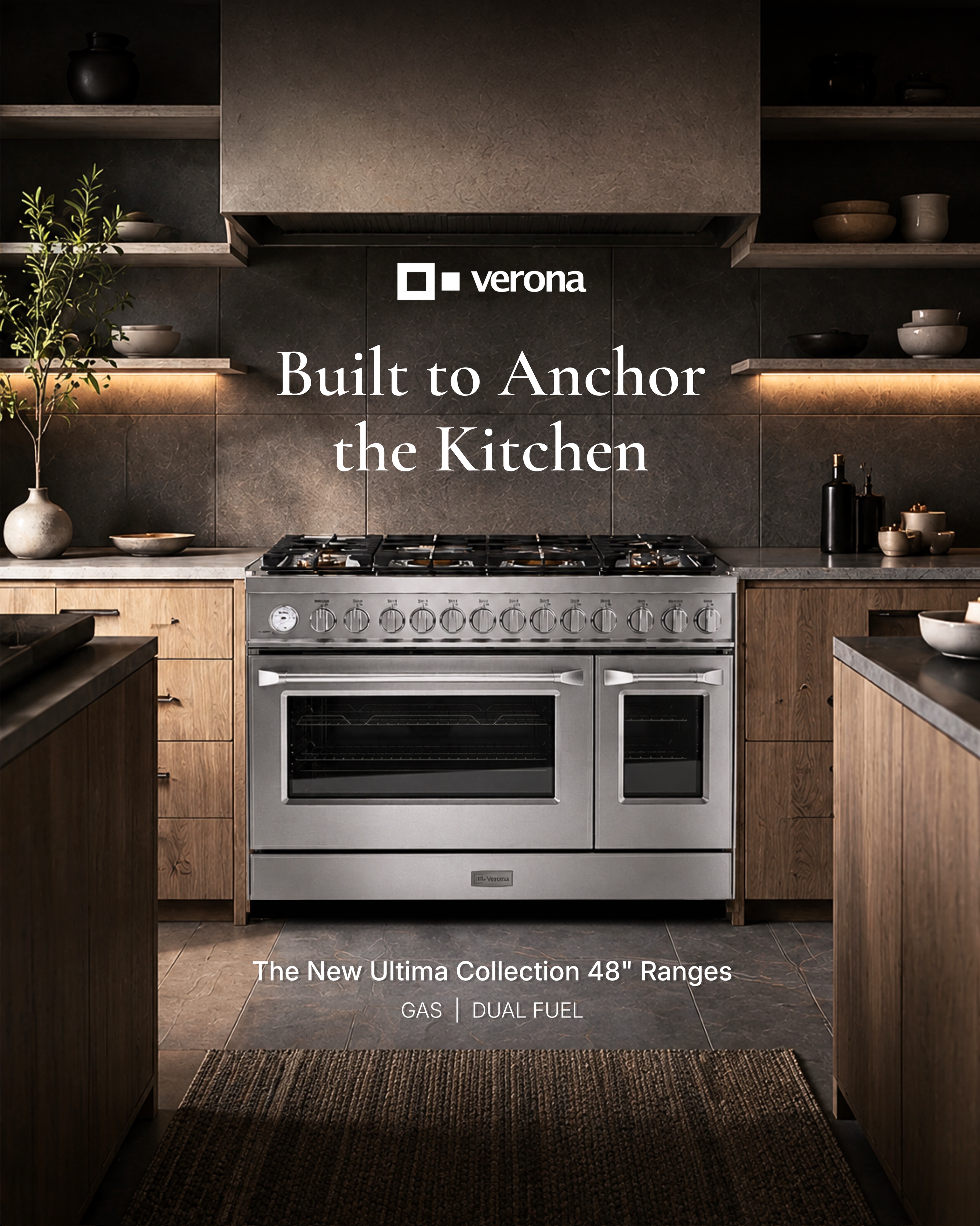 Verona Appliances Facebook ad: Luxury designed for real life.
