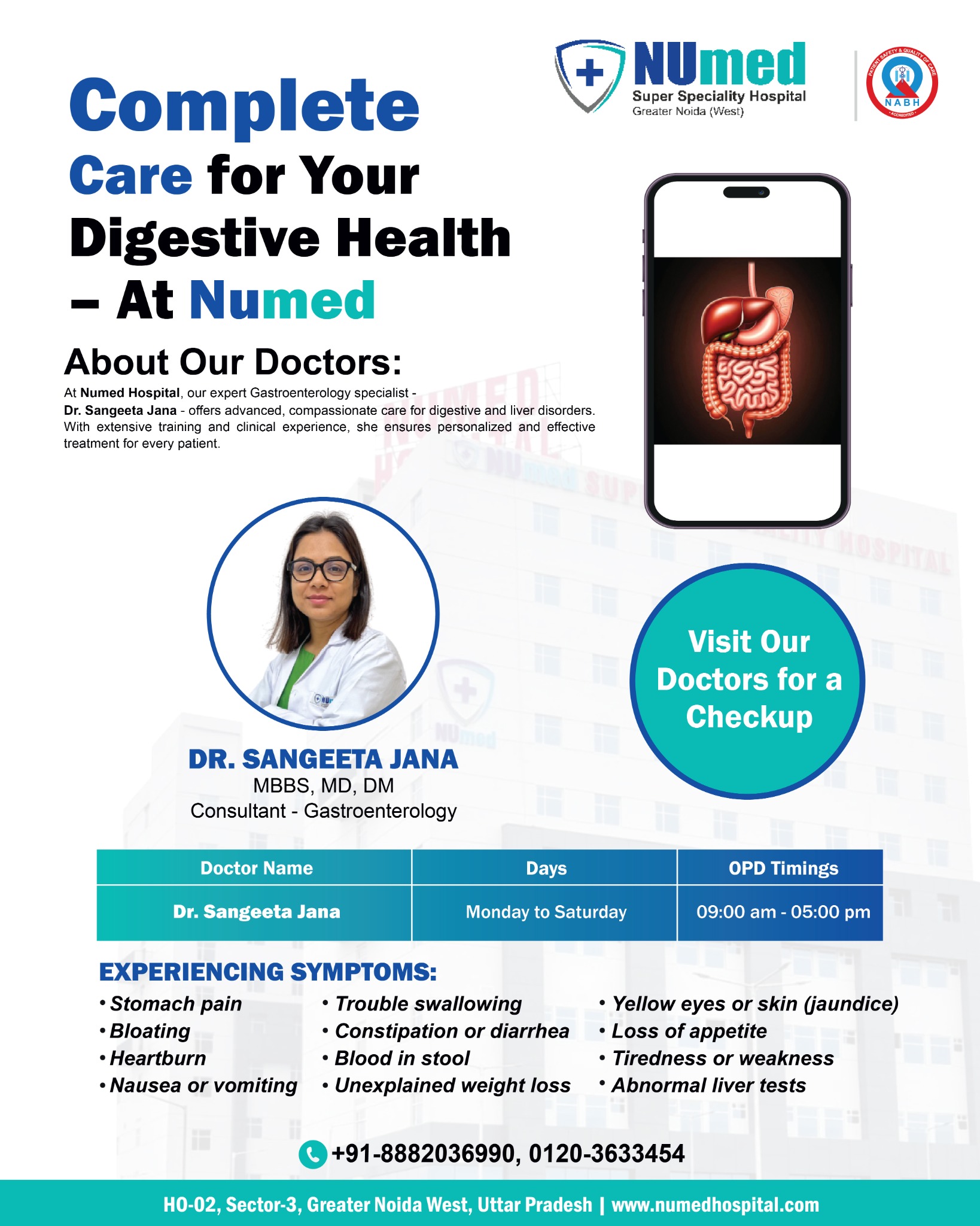 Numed Super Speciality Hospital Facebook ad