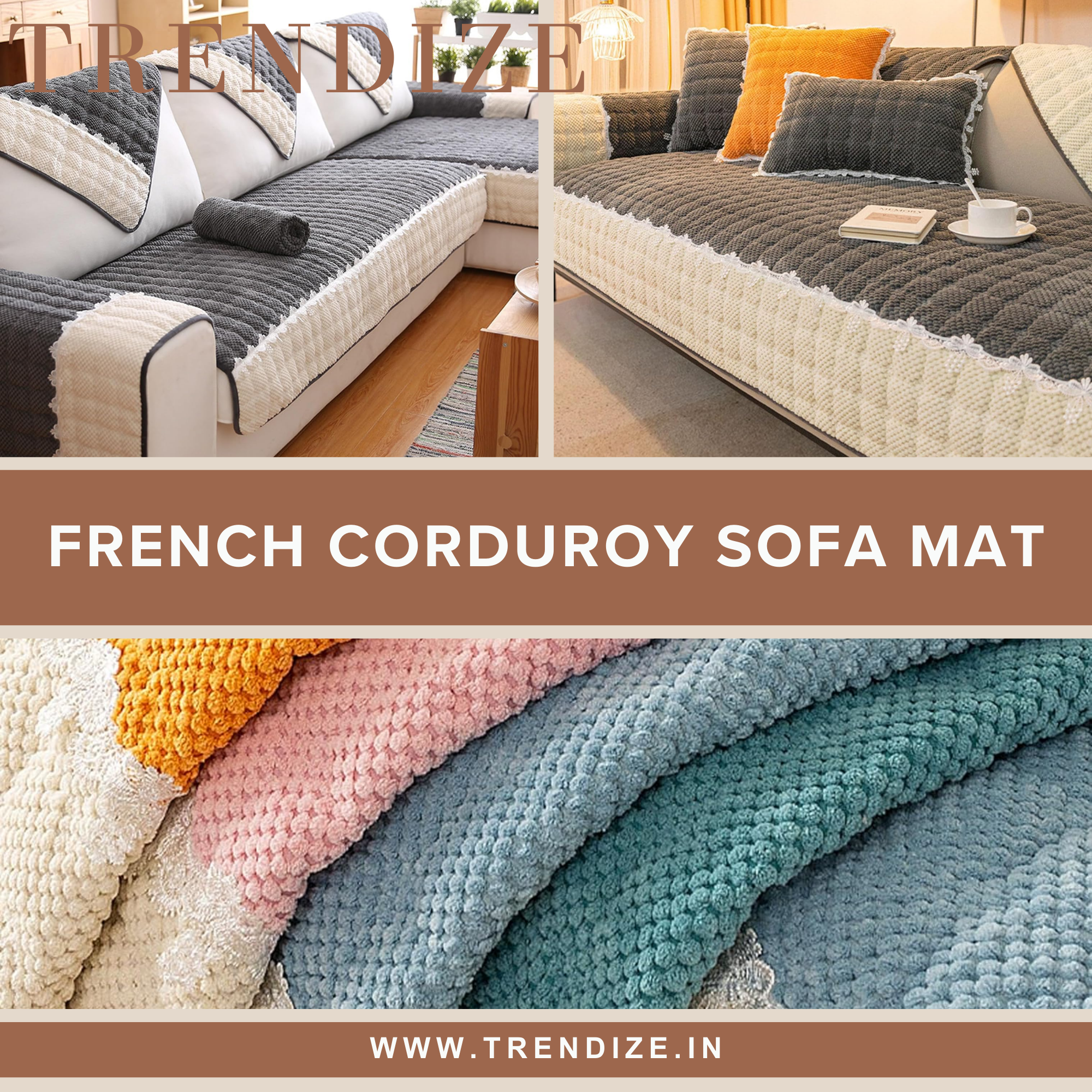 Trendize Sofa Covers Facebook ad: Limited Stock! Trendize Corduroy Sofas