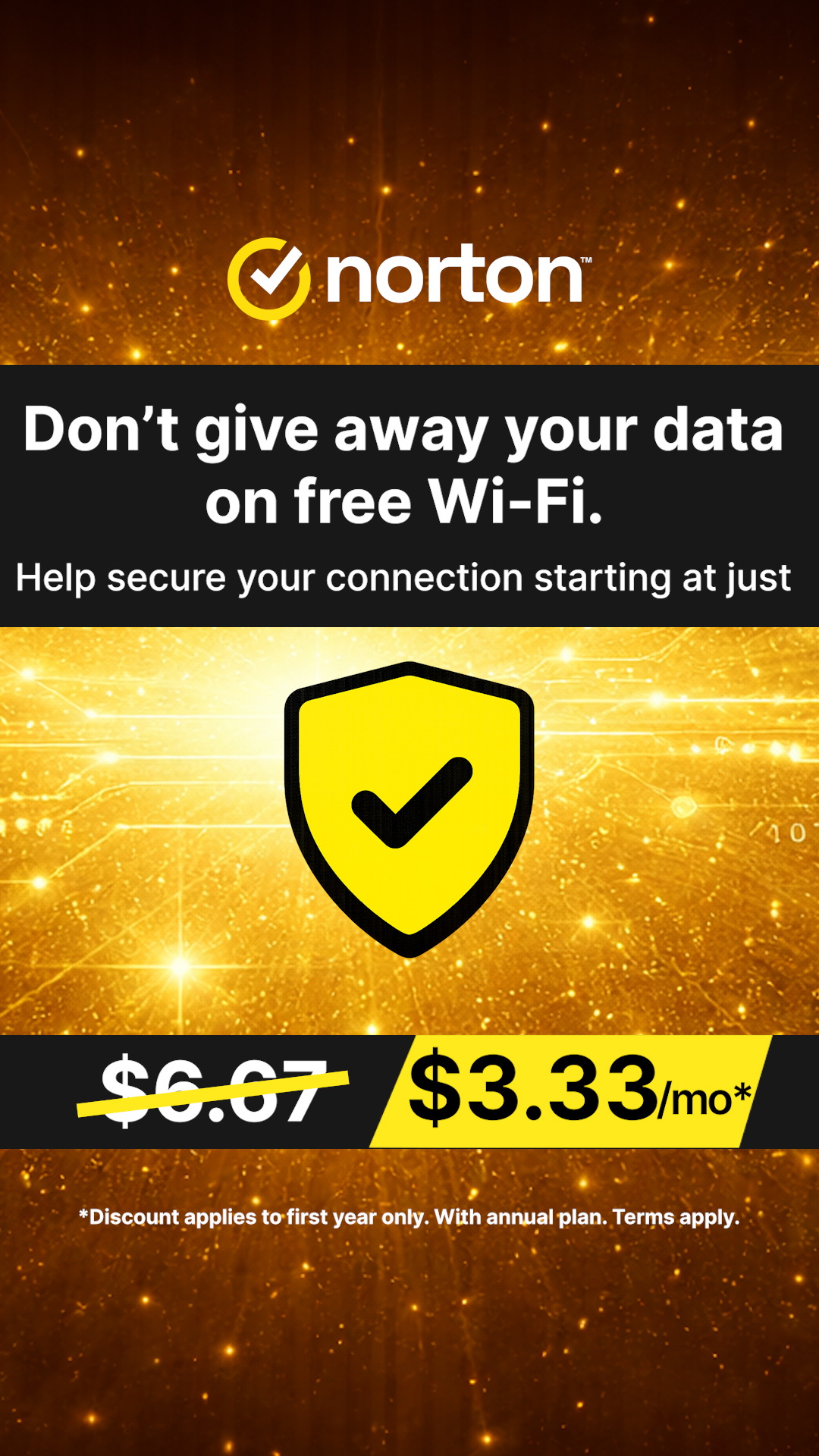 Norton Facebook ad
