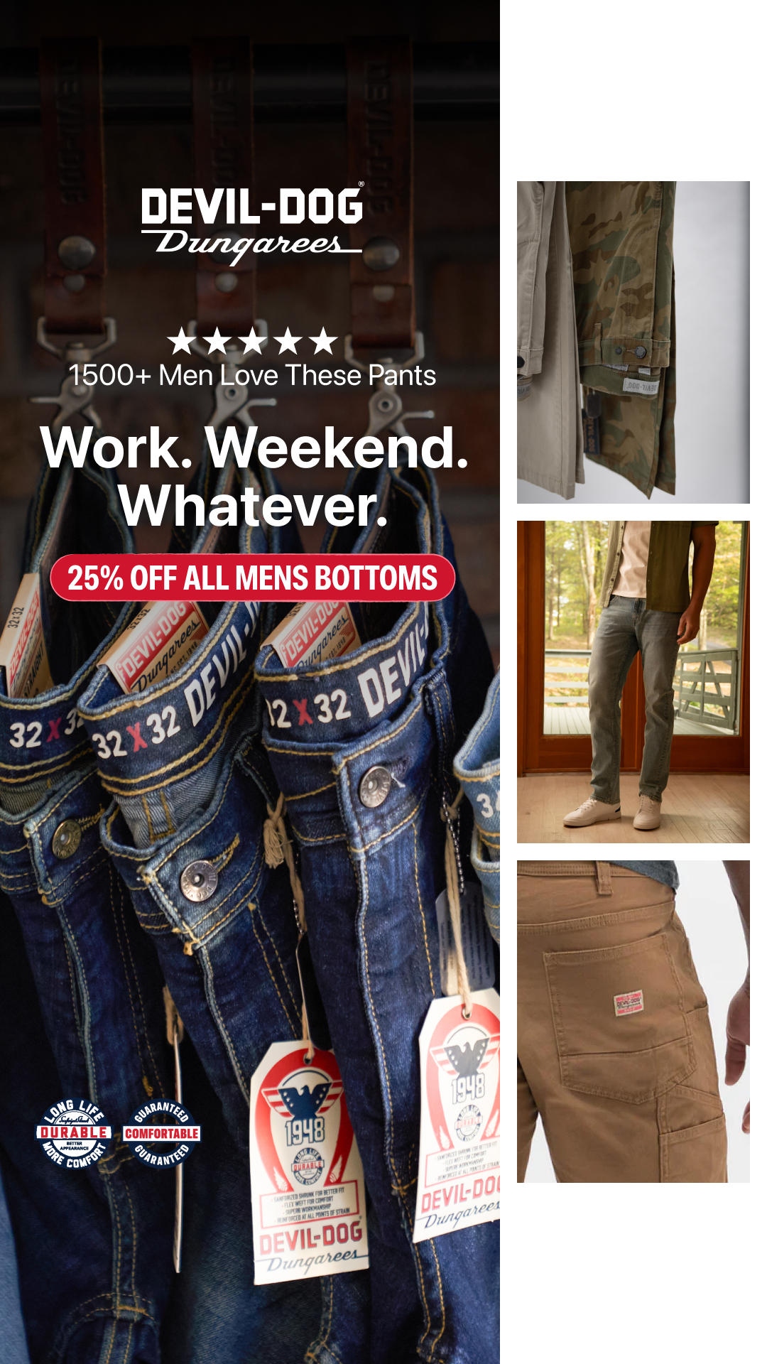 DEVIL-DOG Dungarees Facebook ad