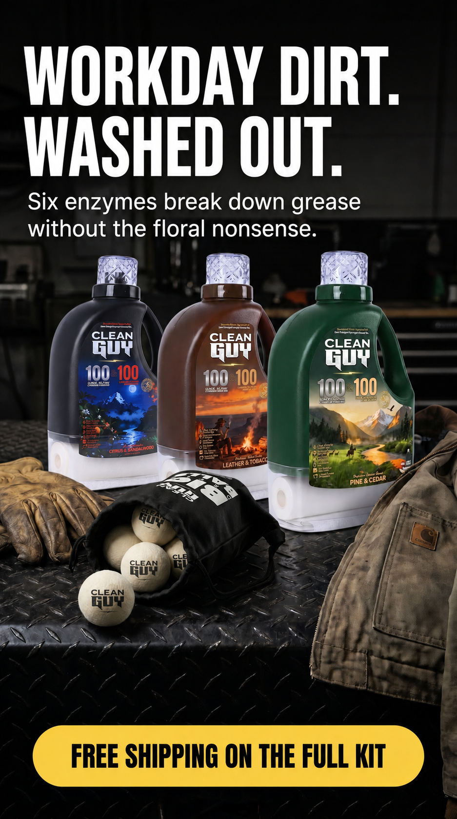 Clean Guy Facebook ad