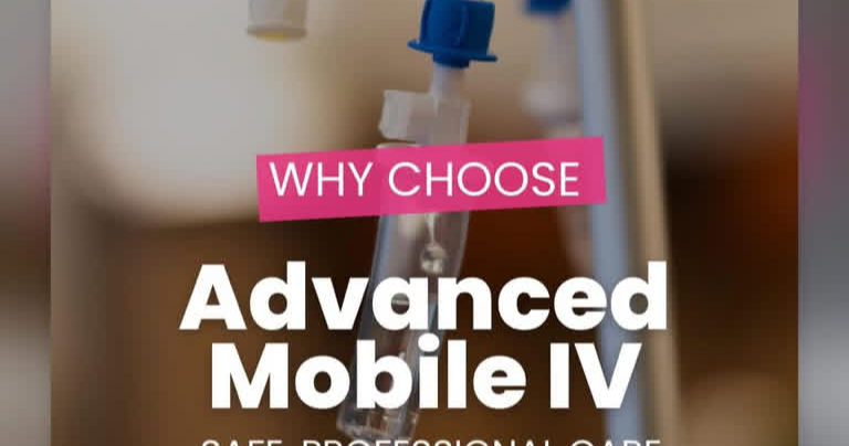 Advanced Mobile IV Las Vegas Facebook ad: Mobile IV Therapy, delivered to you